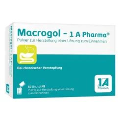 Macrogol-1A Pharma Pulver zur Herstellung einer Lösung zum Einnehmen, 50 St