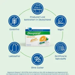 Magnesium Diasporal 400 Extra direkt Granulat, 50 St