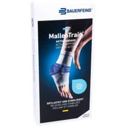 Malleotrain Sprunggelenkbandage Größe 3 links schwarz , 1 St