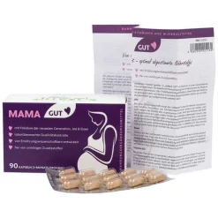 Mama Gut Schwangerschaft mit Folsäure 3-Monats-Packung Kapseln vegan, 90 St