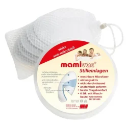 Mamivac Stilleinlagen Microfaser anti-mikrobiell, 6 St