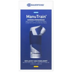 Manutrain Handgelenkbandage Größe 1 rechts titan, 1 St