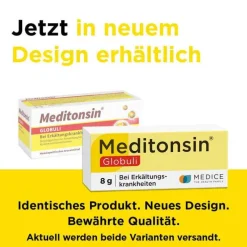 Meditonsin Globuli bei Erkältung, 8 g