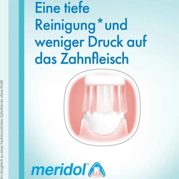 Meridol Rundumpflege Zahnbürste, 1 St