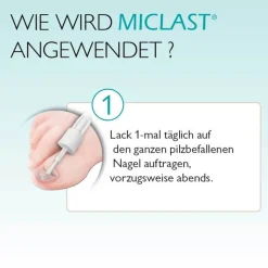 Miclast 80 mg / g wirkstoffhaltiger Nagellack, 3 ml