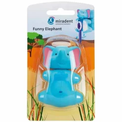 Miradent Kinderzahnbürstenhalter Funny Elefant, 1 St