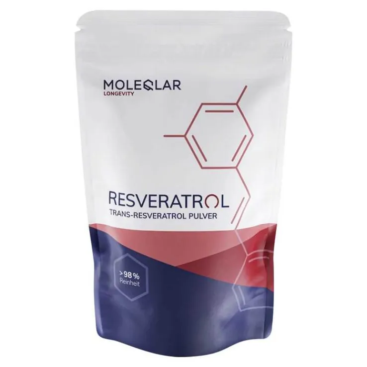 Moleqlar Resveratrol Trans-Resveratrol Pulver, 100 g