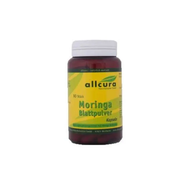 Moringa Blattpulver Bio Kapseln, 90 St