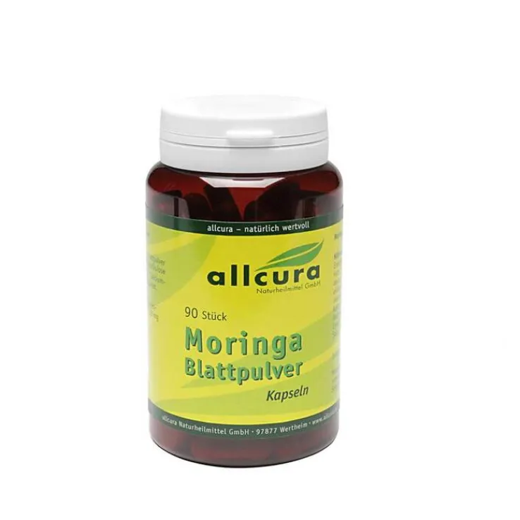 Moringa Blattpulver Kapseln, 90 St