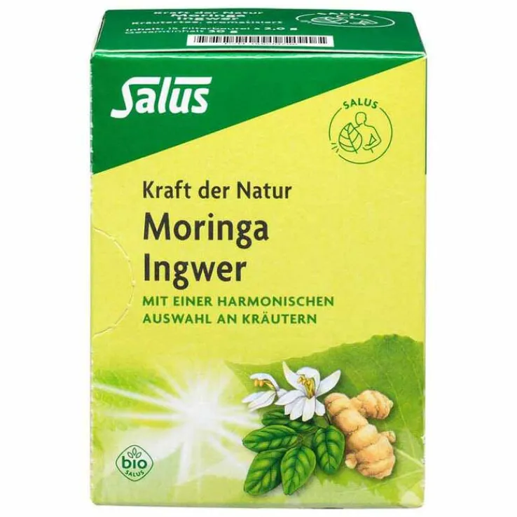 Moringa Ingwer Kräutertee Kraft der Natur Salus, 15 St