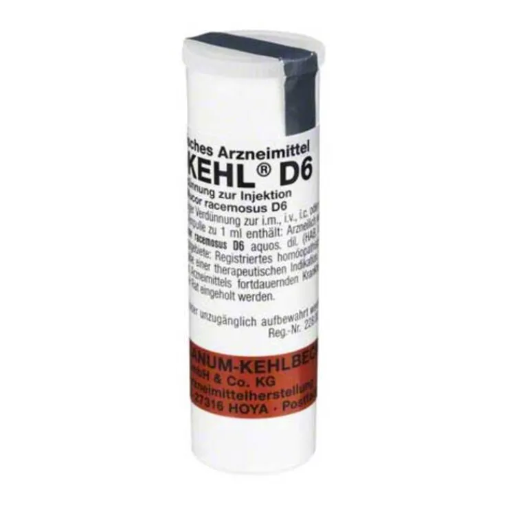 Mucokehl Ampullen D 6, 1X1 ml