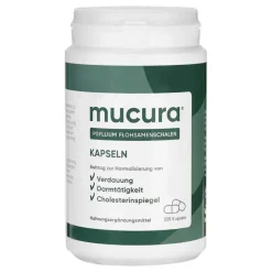 Mucura Flohsamenschalen Kapseln, 225 St