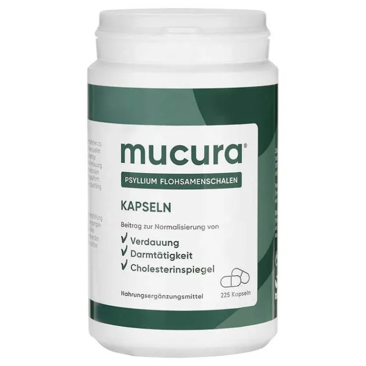 Mucura Flohsamenschalen Kapseln, 225 St