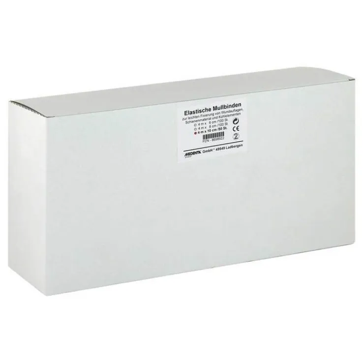 Mullbinden elastisch 4mx10cm, 50 St