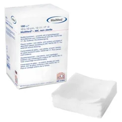Mullkompressen 10x10cm 12-fa, 100 St