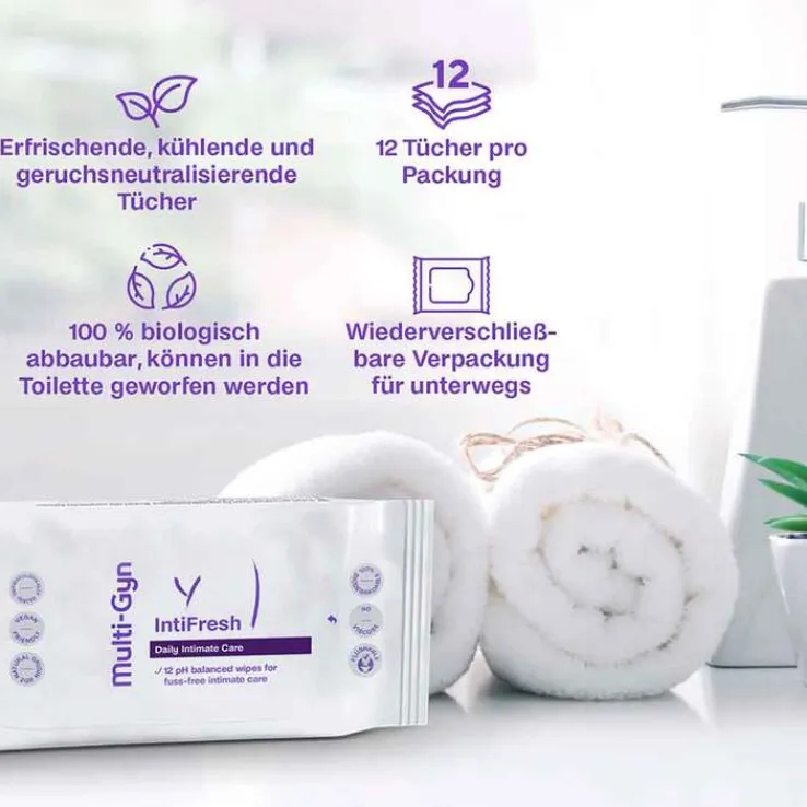 Multi-Gyn Intifresh Tücher, 12 St