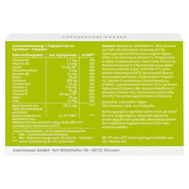 Mybiotik Immugy Kombipackung 15x2 g + 30 Kapseln, 1 St
