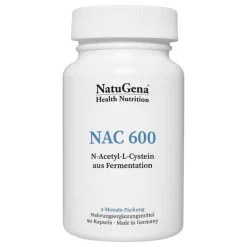 NAC 600 N-Acetyl-L-Cystein aus Fermentation Kapseln , 90 St