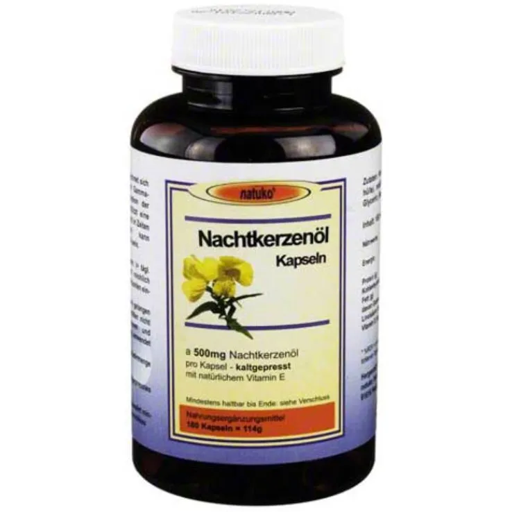 Nachtkerzenöl Kapseln 500 mg 180 St., 180 St