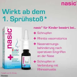 nasic für Kinder Nasenspray, 2x10 ml