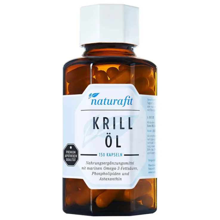 Naturafit Krill-Öl Kapseln, 150 St