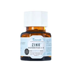 Naturafit Zink Histidin plus C + D Kapseln, 30 St