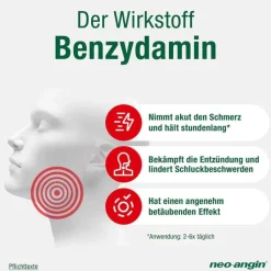 neo-angin Benzydamin Spray gegen akute Halsschmerzen, 30 ml