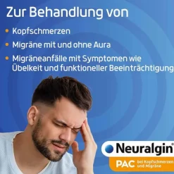 Neuralgin® PAC bei Kopfschmerzen und Migräne Tabletten , 20 St