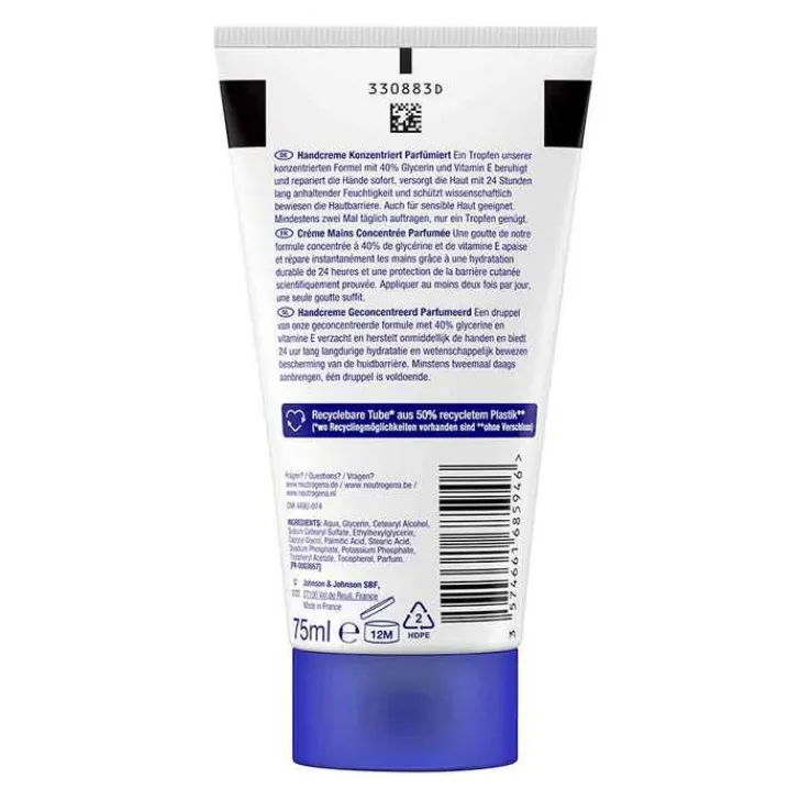 Neutrogena norwegische Formel Konzentrat Handcreme parfümiert, 75 ml