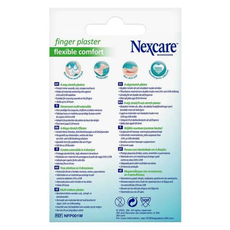 Nexcare Fingerpflaster comfort flexible 6x10cm, 10 St