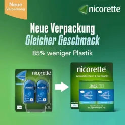 Nicorette freshmint 2 mg Lutschtabletten gepresst, 40 St