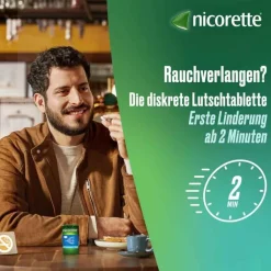 Nicorette freshmint 2 mg Lutschtabletten gepresst, 40 St