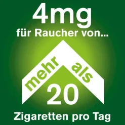 nicorette Kaugummi whitemint, 4 mg Nikotin, 105 St