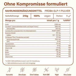 Nupure proba Glp-1 Pulver Stoffwechsel Pro, 210 g
