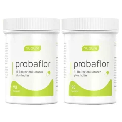 Nupure probaflor Mikrobiotika magensaftresistent Kapseln, 2x90 St