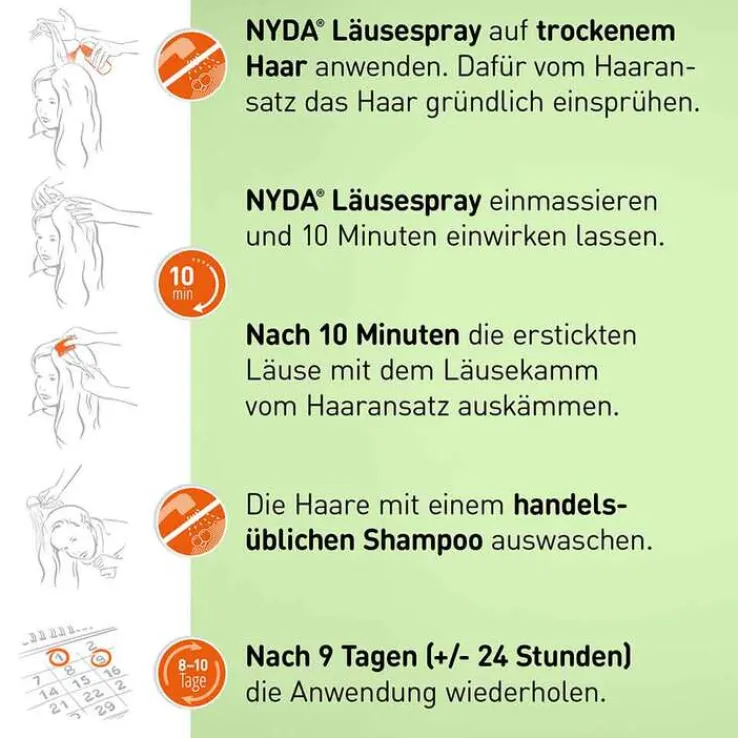 Nyda Läusespray, 2X50 ml