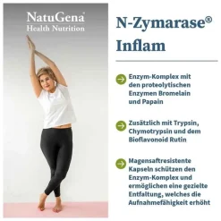 N-Zymarase Inflam Enzym-Komplex + Rutin Kapseln, 60 St