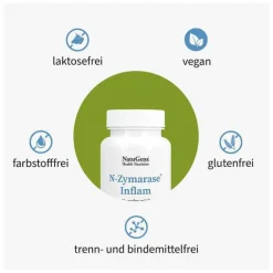 N-Zymarase Inflam Enzym-Komplex + Rutin Kapseln, 60 St