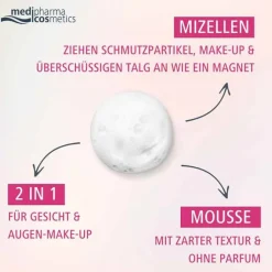 Oliven Reinigungsmousse Rose, 150 ml