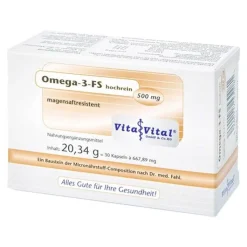 Omega 3 FS hochrein magensaftresistente Kapseln, 30 St