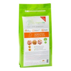 Organicvet Katze Trockennahrung Sensitive Geflügel & Lachs, 1.5 kg