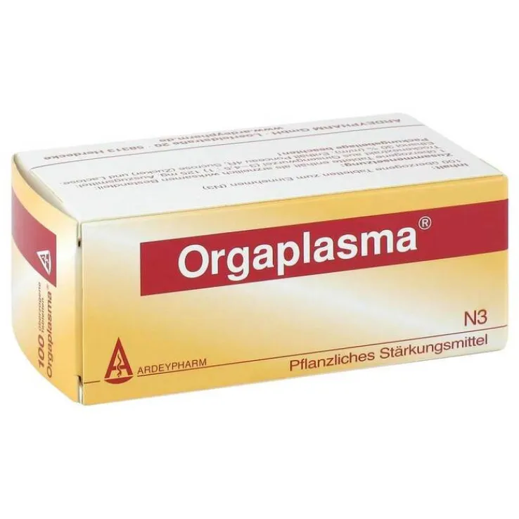 Orgaplasma überzogene Tabletten, 100 St