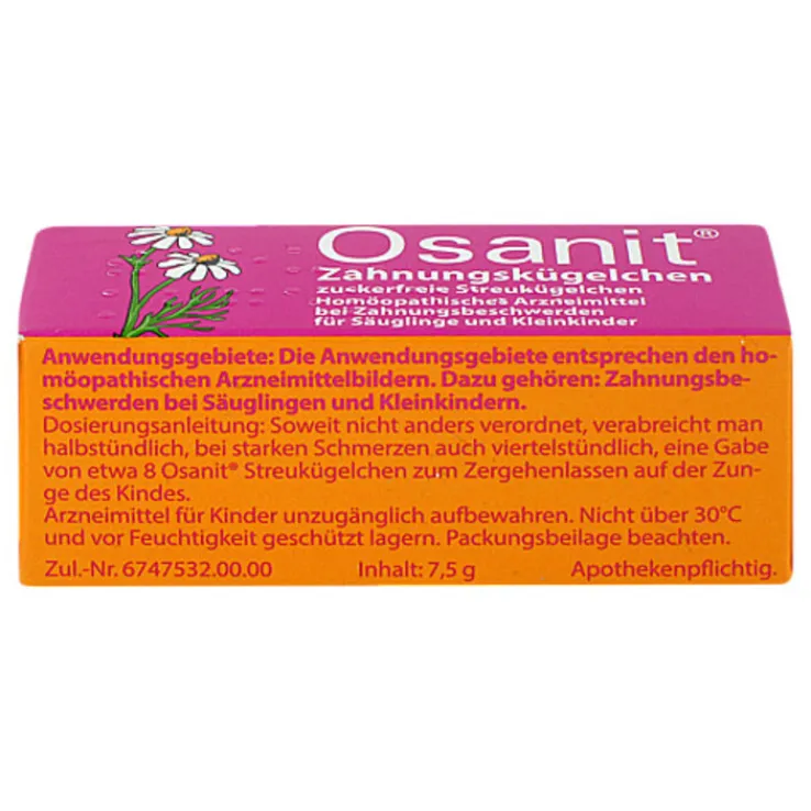 Osanit Globuli zuckerfrei, 7.5 g