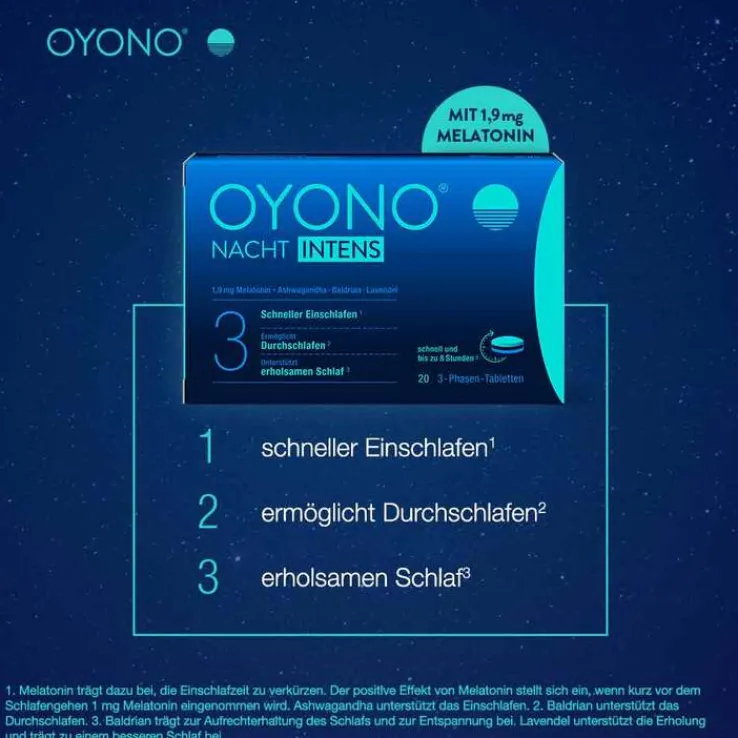 Oyono Nacht Intens Tabletten, 60 St