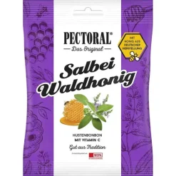 Pectoral Salbei Waldhonig Bonbons Beutel , 72 g