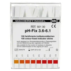 PH Fix Indikatorstäbchen pH 3,6 - 6,1, 100 St