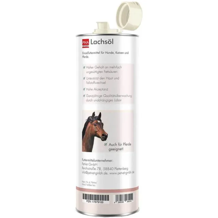 PHA Lachsöl für Hunde / Katzen / Pferde, 500 ml