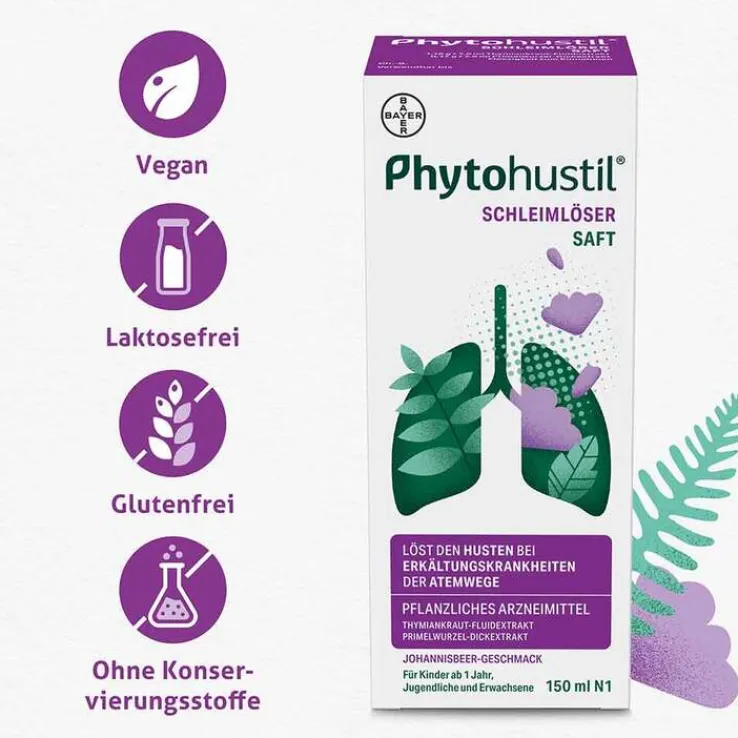 Phytohustil Schleimlöser Saft, 150 ml