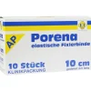 Porena elastische Mullbinde binde 10cm ohne Cello weiß, 10 St