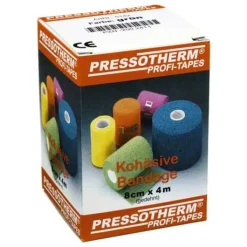 Pressotherm Kohäsive Bandage 8cmx4m grün, 1 St